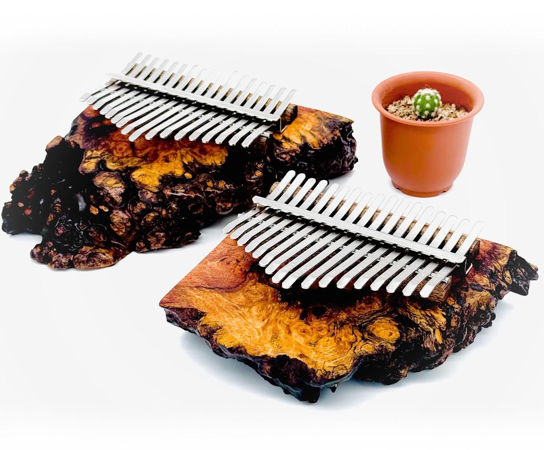 【DIY】Raw Majesty: KALIMBA Crafted From Untamed Quince Burl