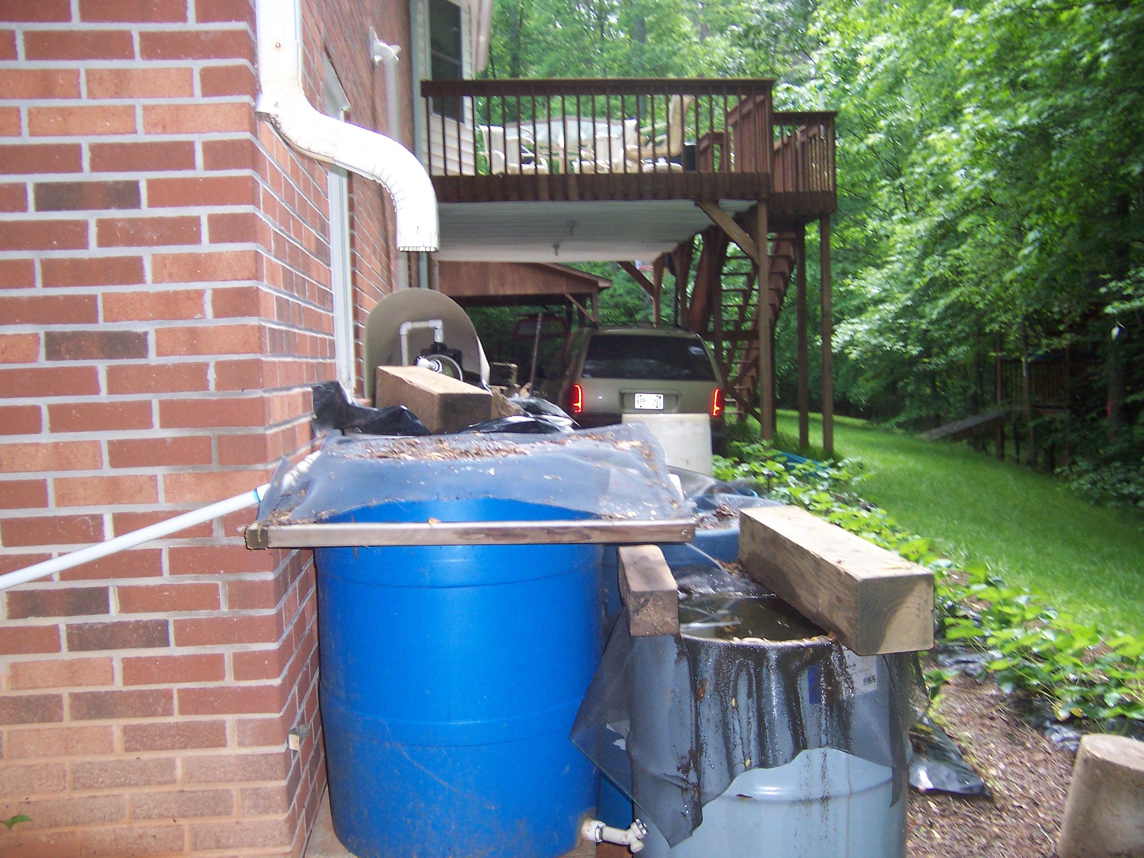 Multiple Rain Barrels Instructables