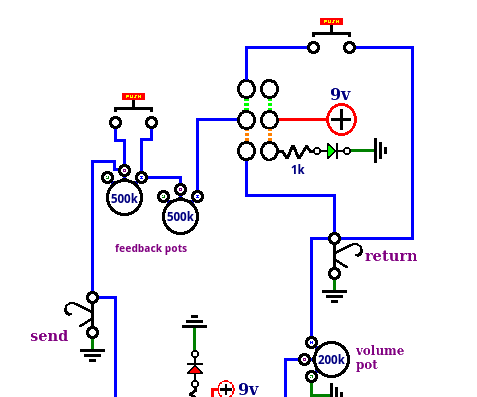 FeedBackLooper W/ Momentary PushButtons