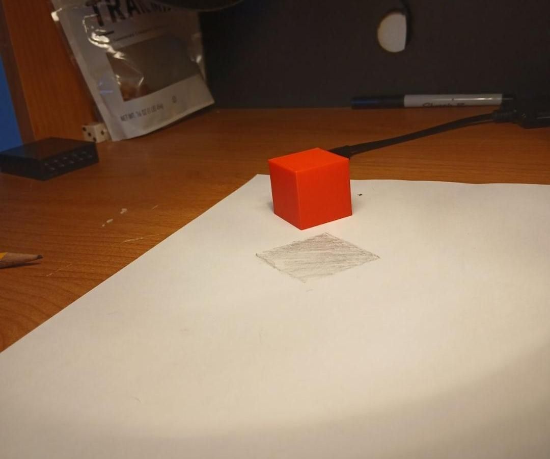 Floating Cube Illusion