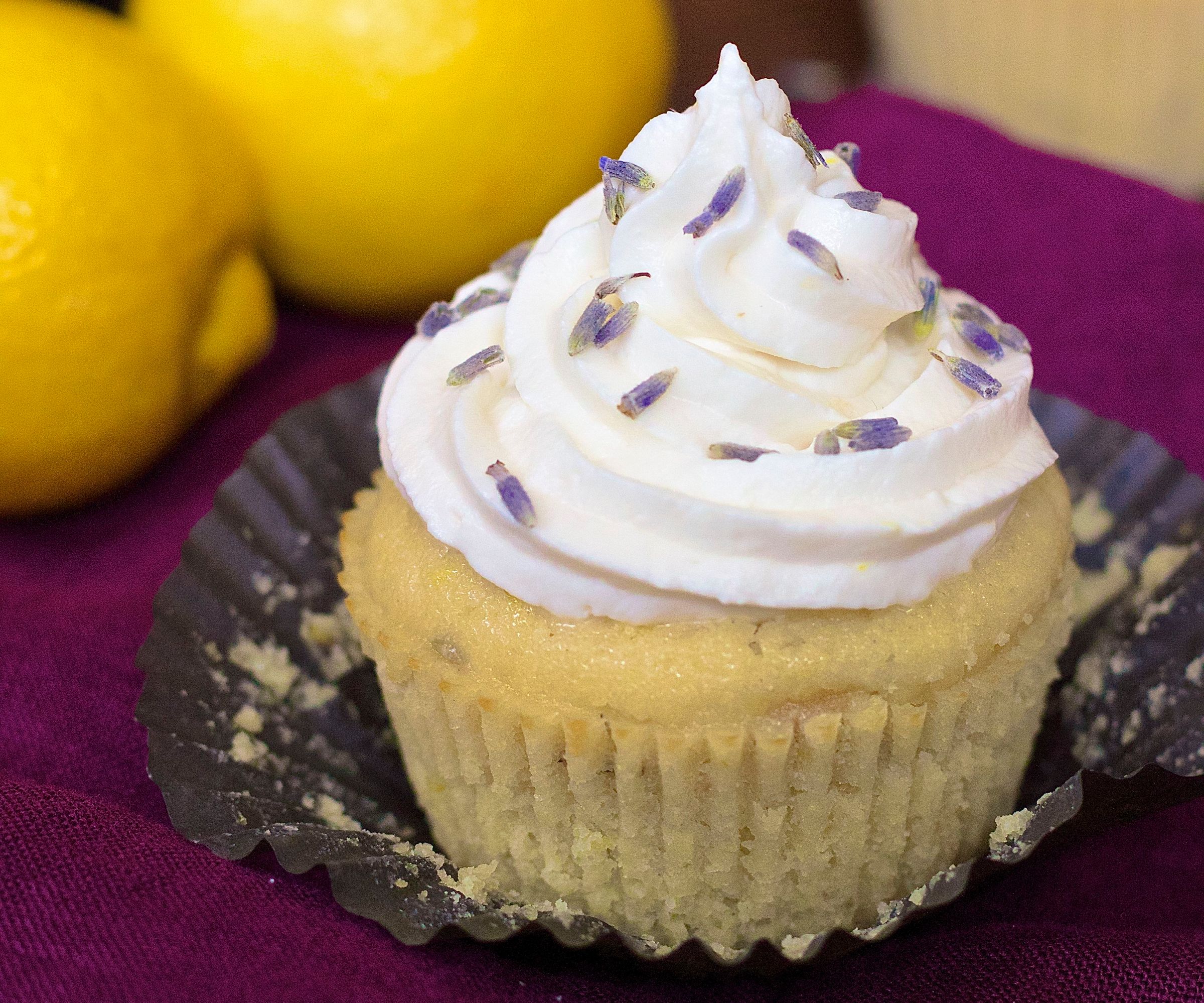 Lavender Lemonade Cupcakes