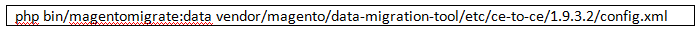After Completion of Migration of Configuration Settings, You Need to Focus on Database Migration Using the Following Command.
