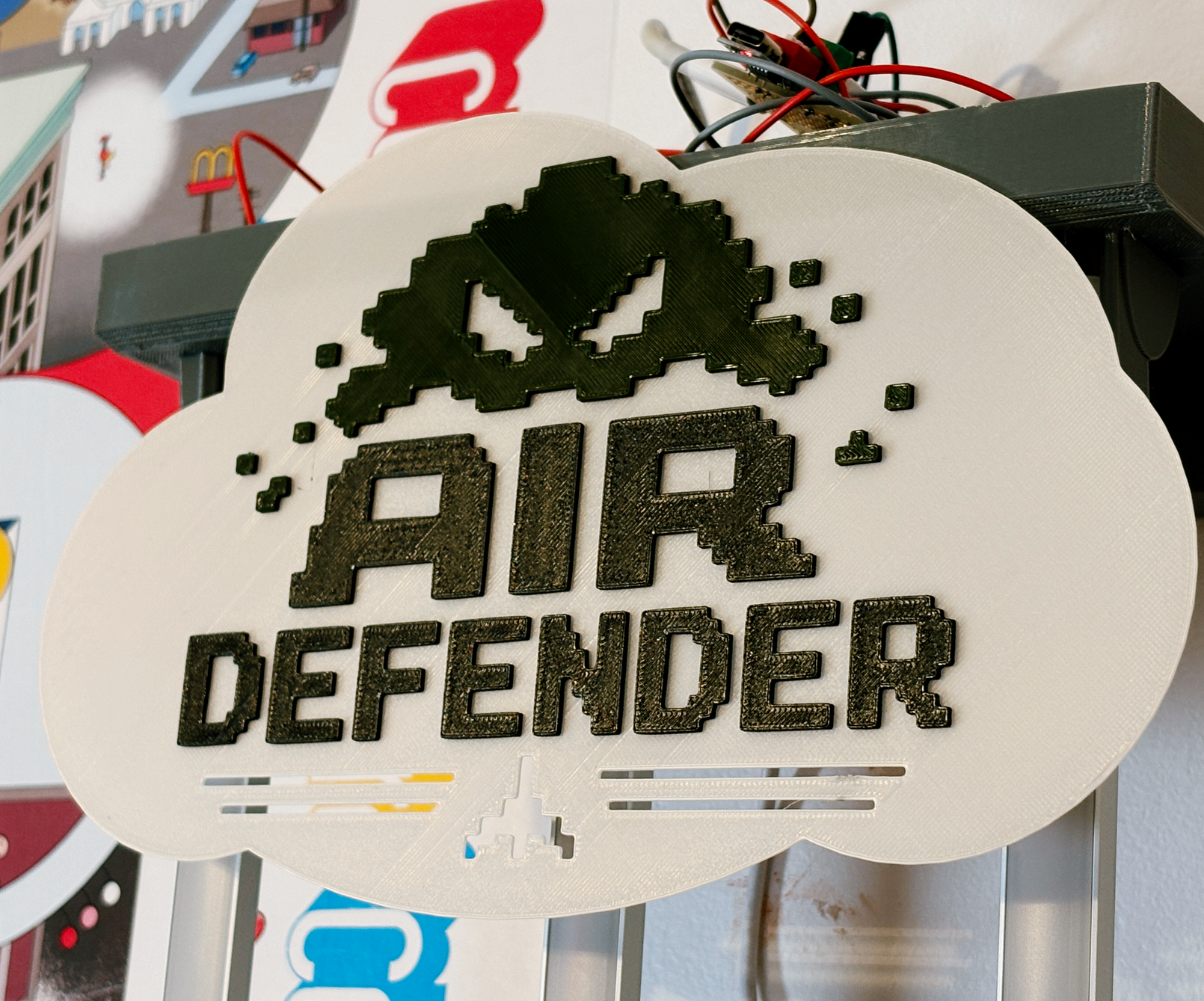Air Defender - Air Quality LED Arcade Game