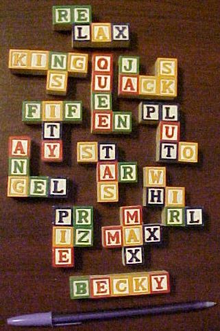 How to Make Your Own Pentominoes From Alphabet Blocks