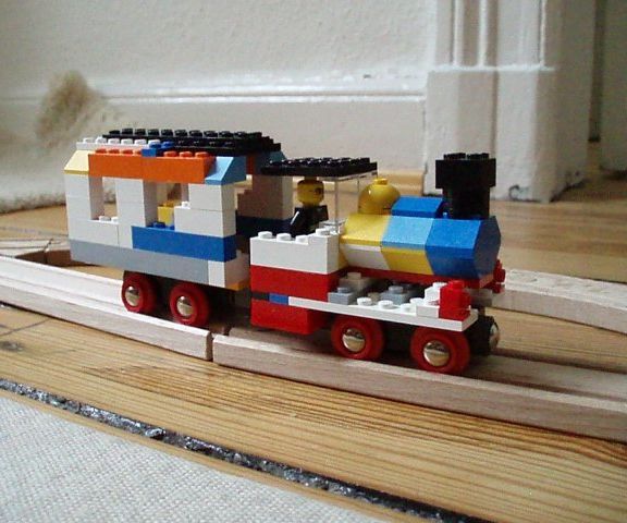 Lego + Brio Hybrid Wooden Railway (lets Call It BREGO!)