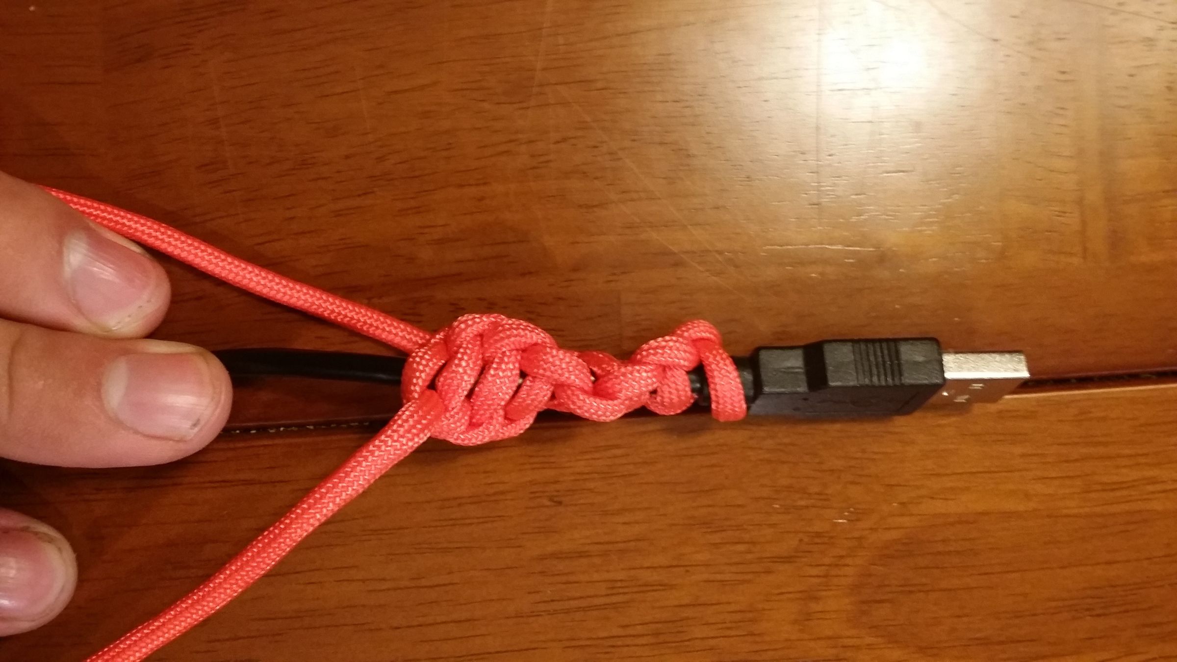 Cell Phone Charger Paracord Wrap 5 Steps Instructables