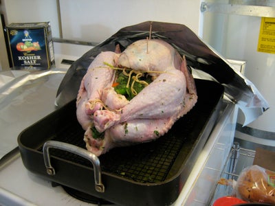 turkey with carrots celery and onions