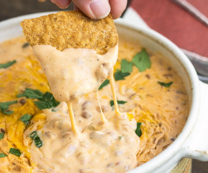 Lentil Chili Cheese Dip (Game Day Fare)