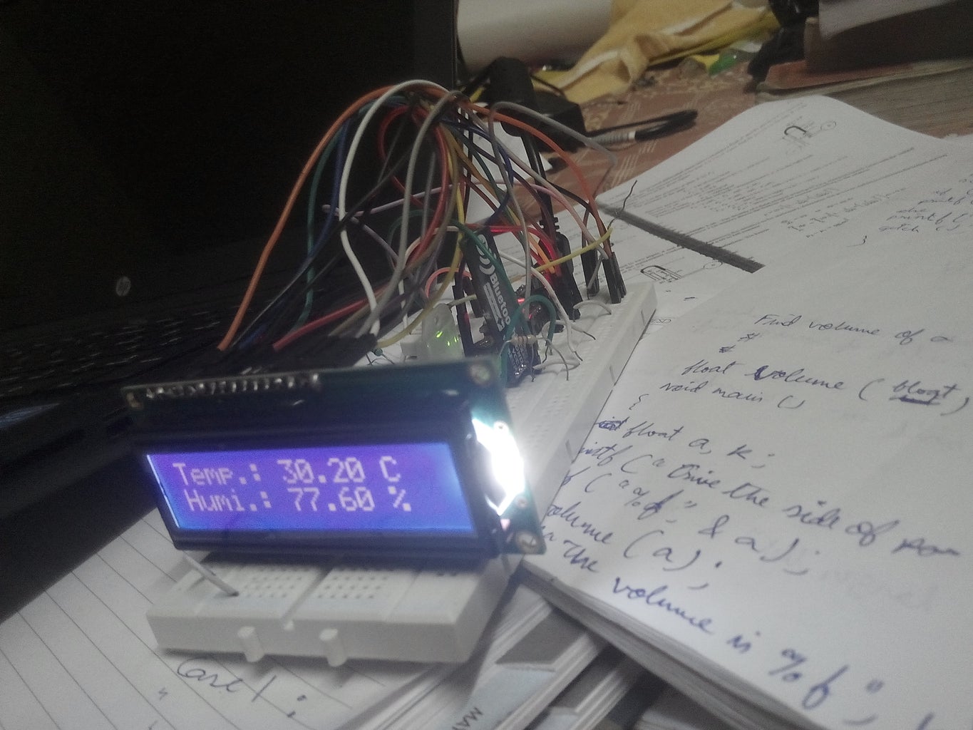 A Simple Temperature and Humidity Monitor With Bluetooth Using Arduino ...