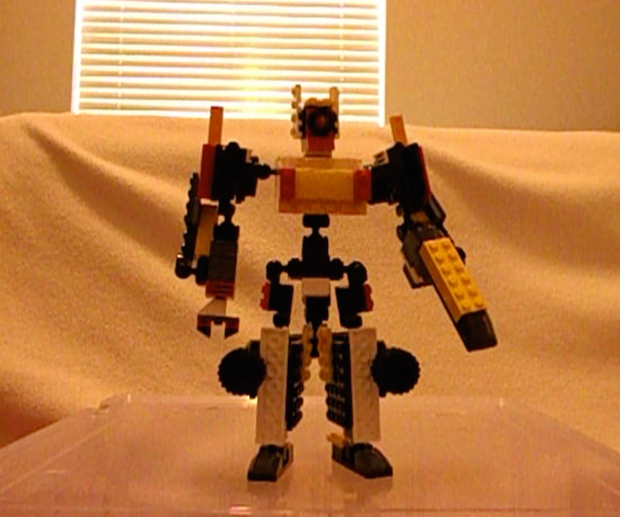 Lego Transformer: "I don't know what to call it. It's cool, so I just want to show you."