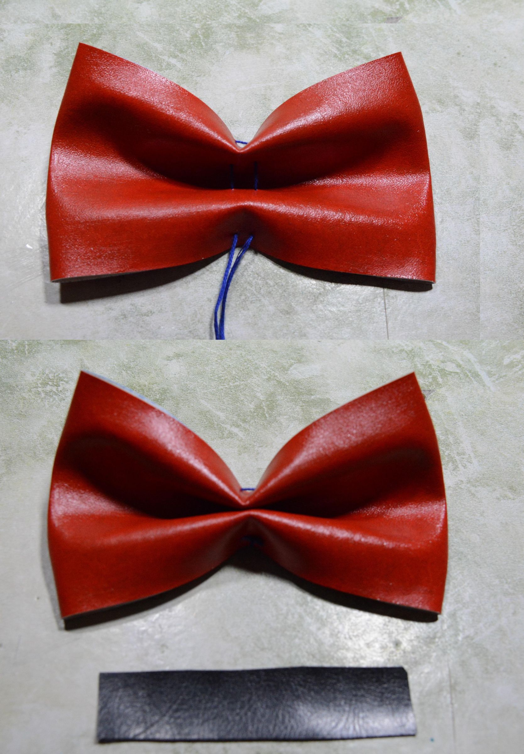 How to Make Detachable (Faux) Leather Collars Using Recycled Notebooks