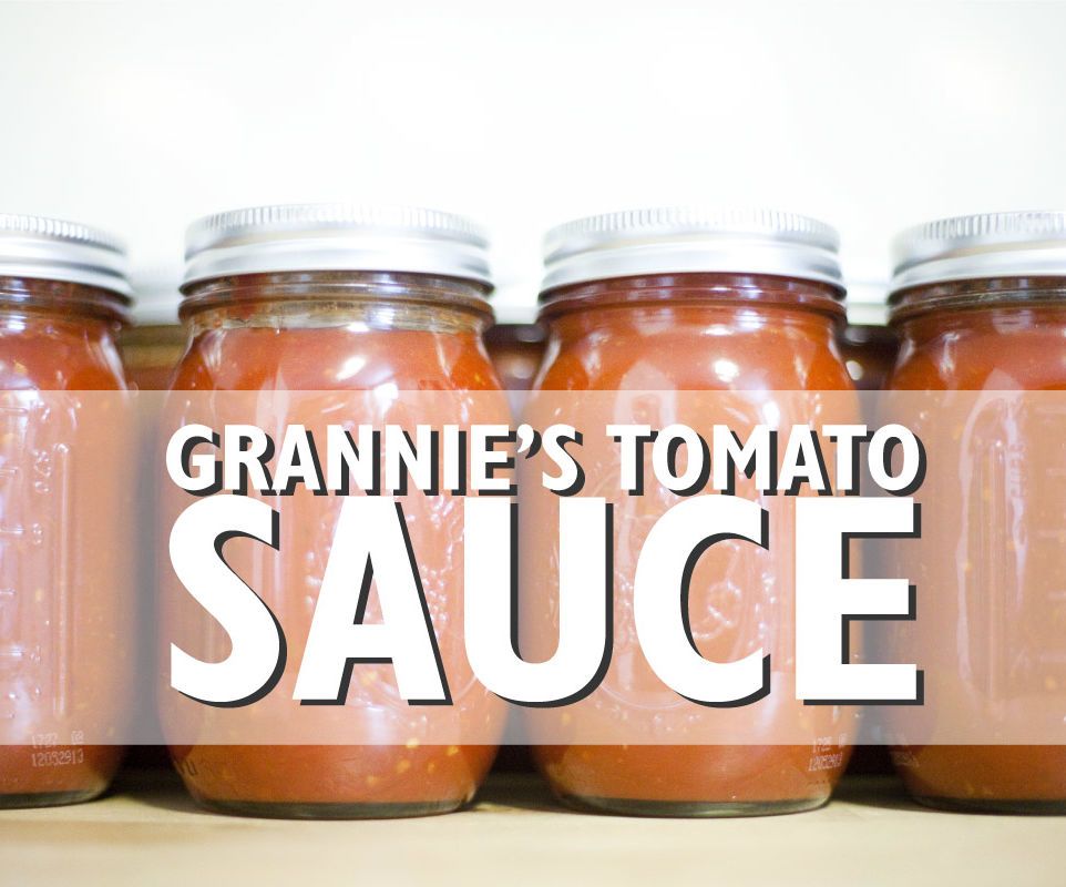 Grannie's Tomato 'Gravy' 