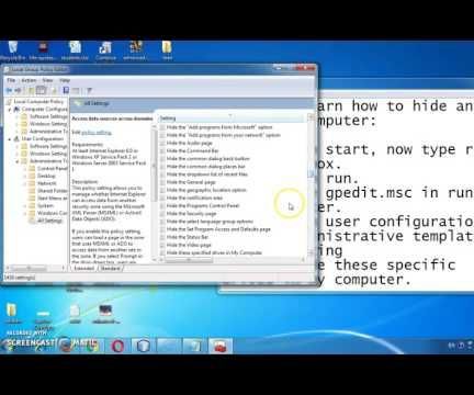 How to Hide and Show Hard Disk Drives in Computer