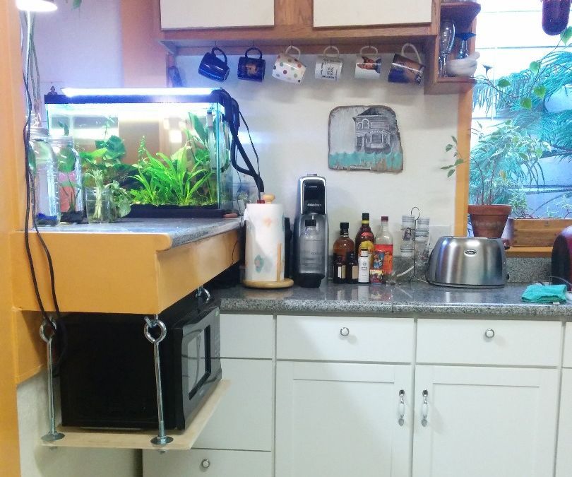 Hanging Microwave Shelf