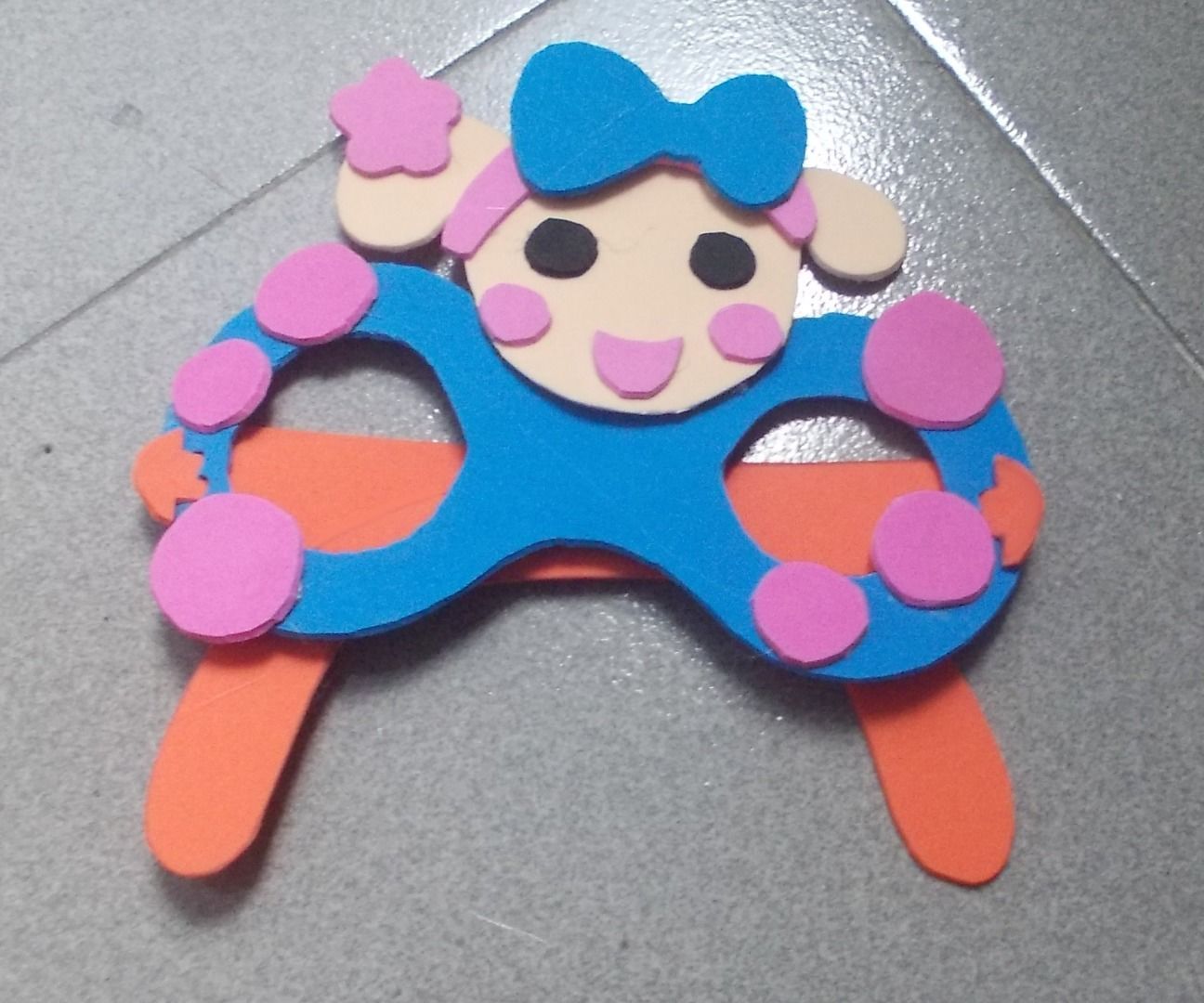 How to Make Miss La Sen Foam Eyeglasses for Kid.