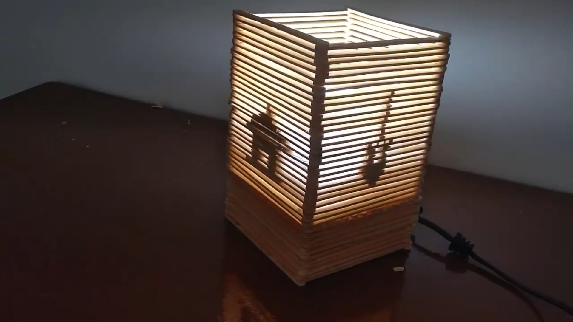 Lamp With Ice Cream Stick : 5 Steps - Instructables