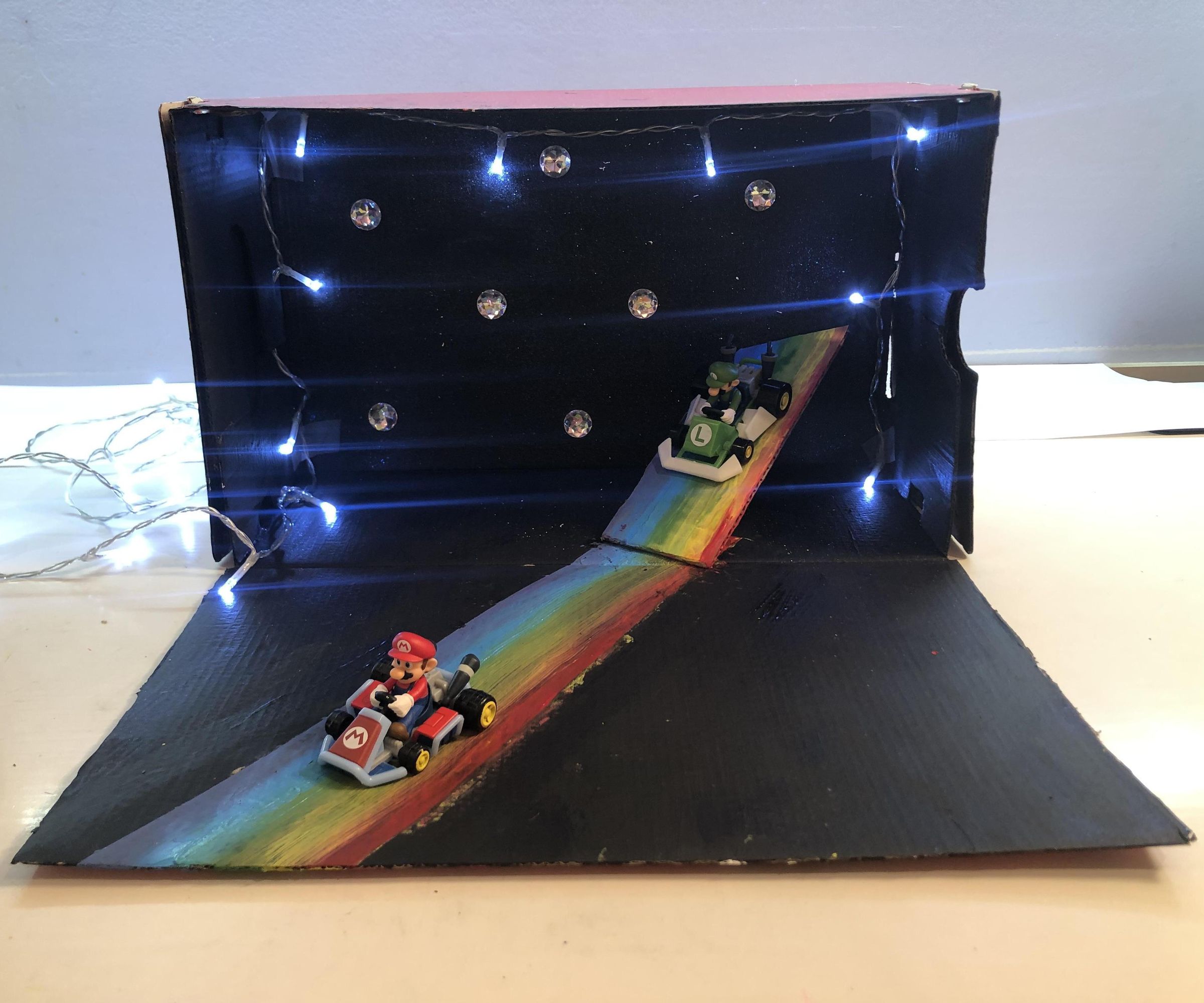 Rainbow Road- a MARIO Kart Diorama