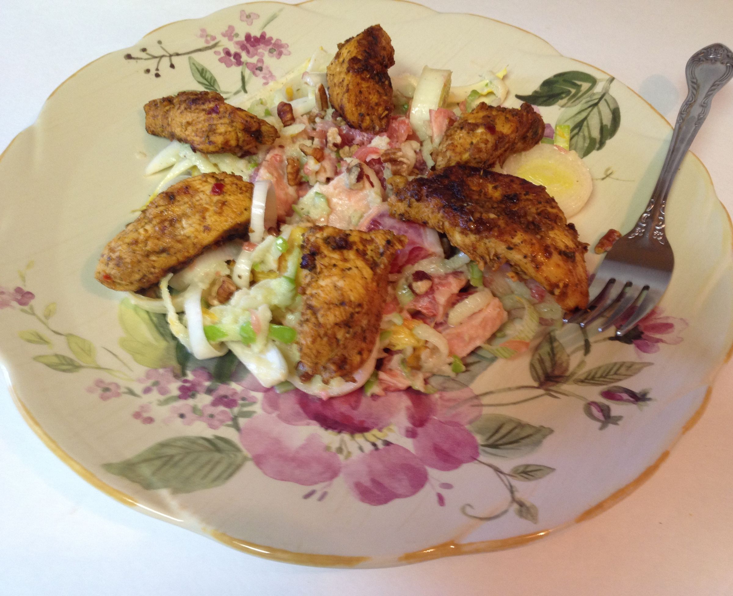 Endive and Fruit Salad With Chicken