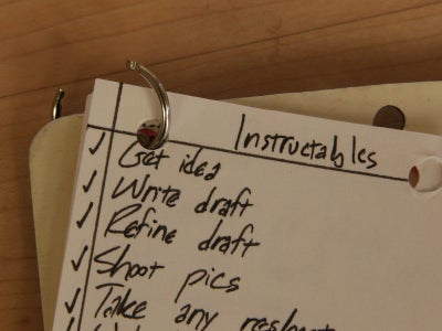 Collate Cards and Affix to Diary