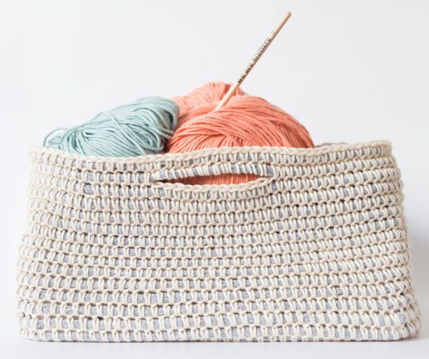 Crochet a Cotton Basket