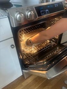 Put Cake Into Oven