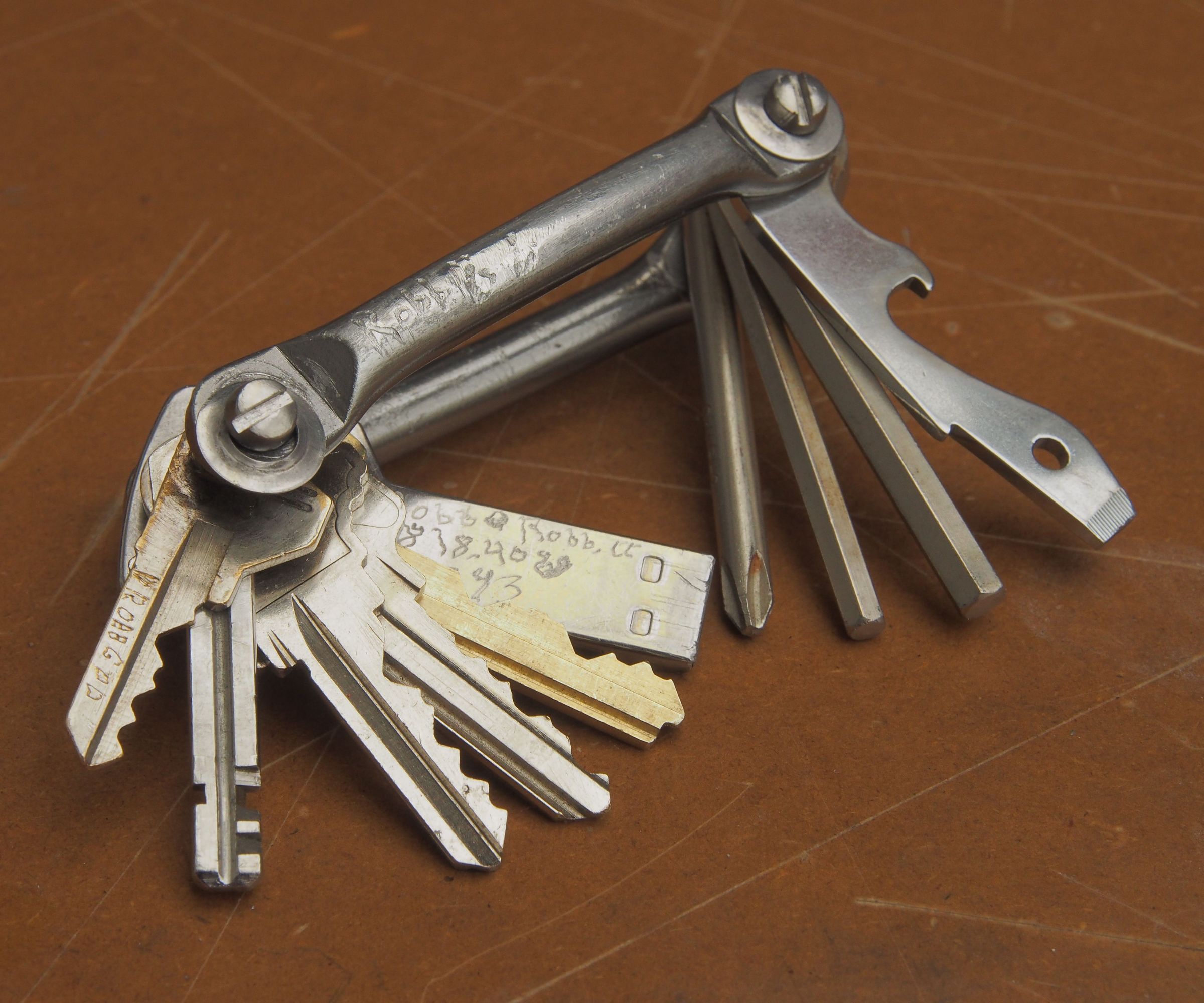 Multi Key + Bike Tools + USB Drive + Bottle Opener + Screwdriver (~$15 ~1hr)
