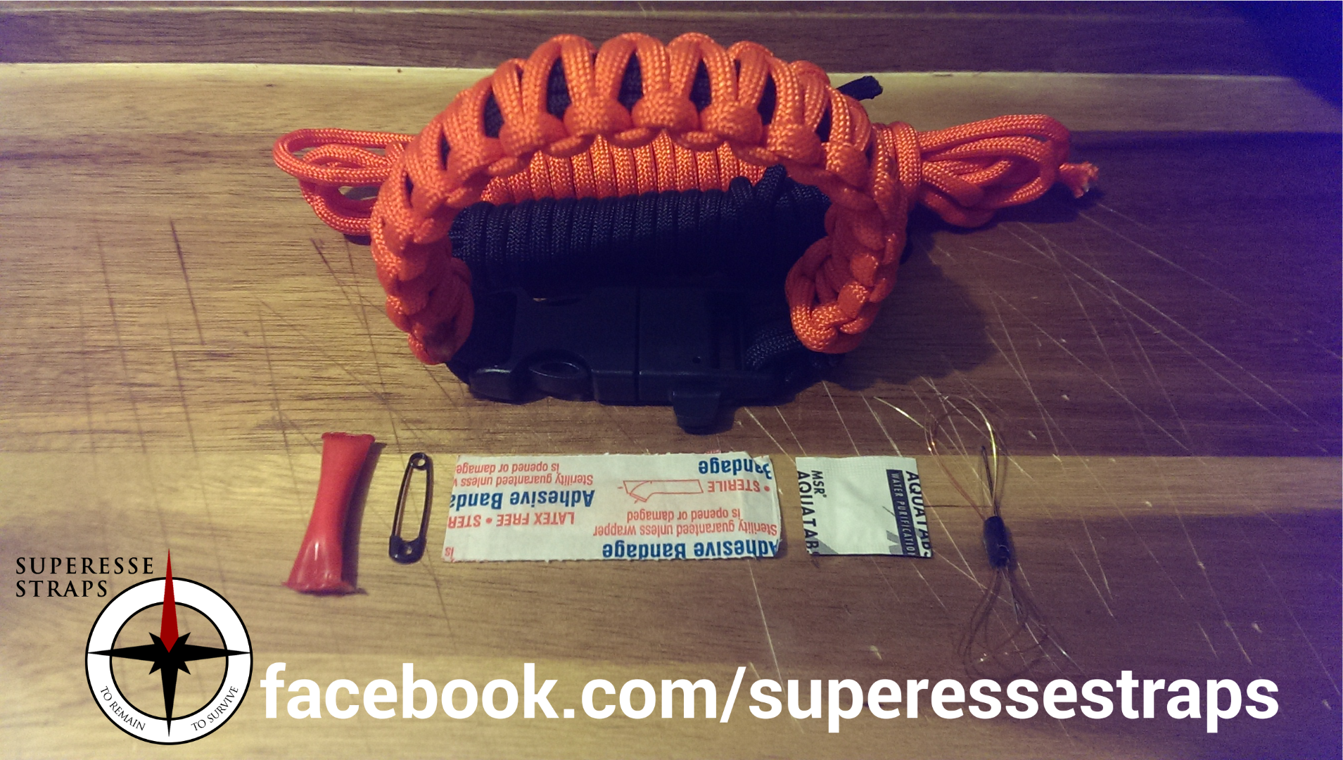 The Medic a Paracord Survival Bracelet for First Aid.