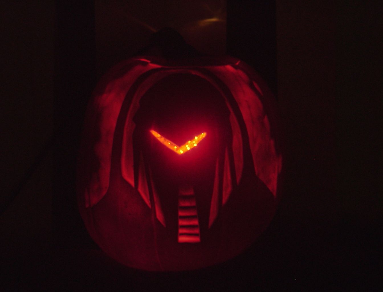 Cylon pumpkin! (video)