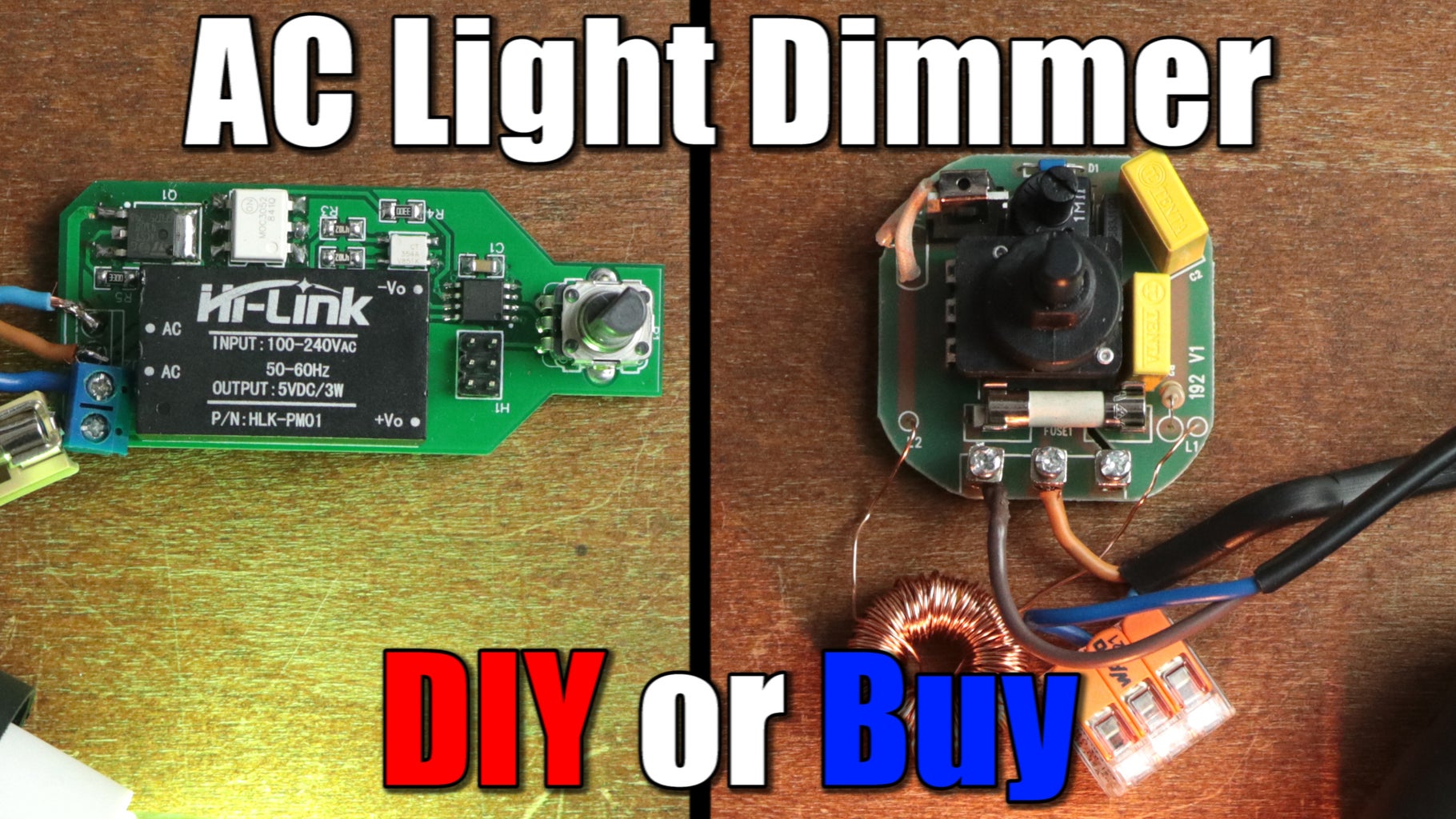 DIY AC Light Dimmer : 4 Steps Circuit Diagram