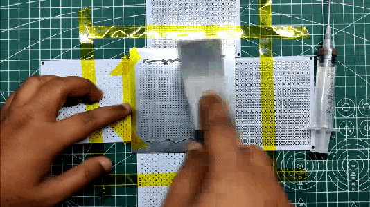 Solderpaste Dispensing With Stencil
