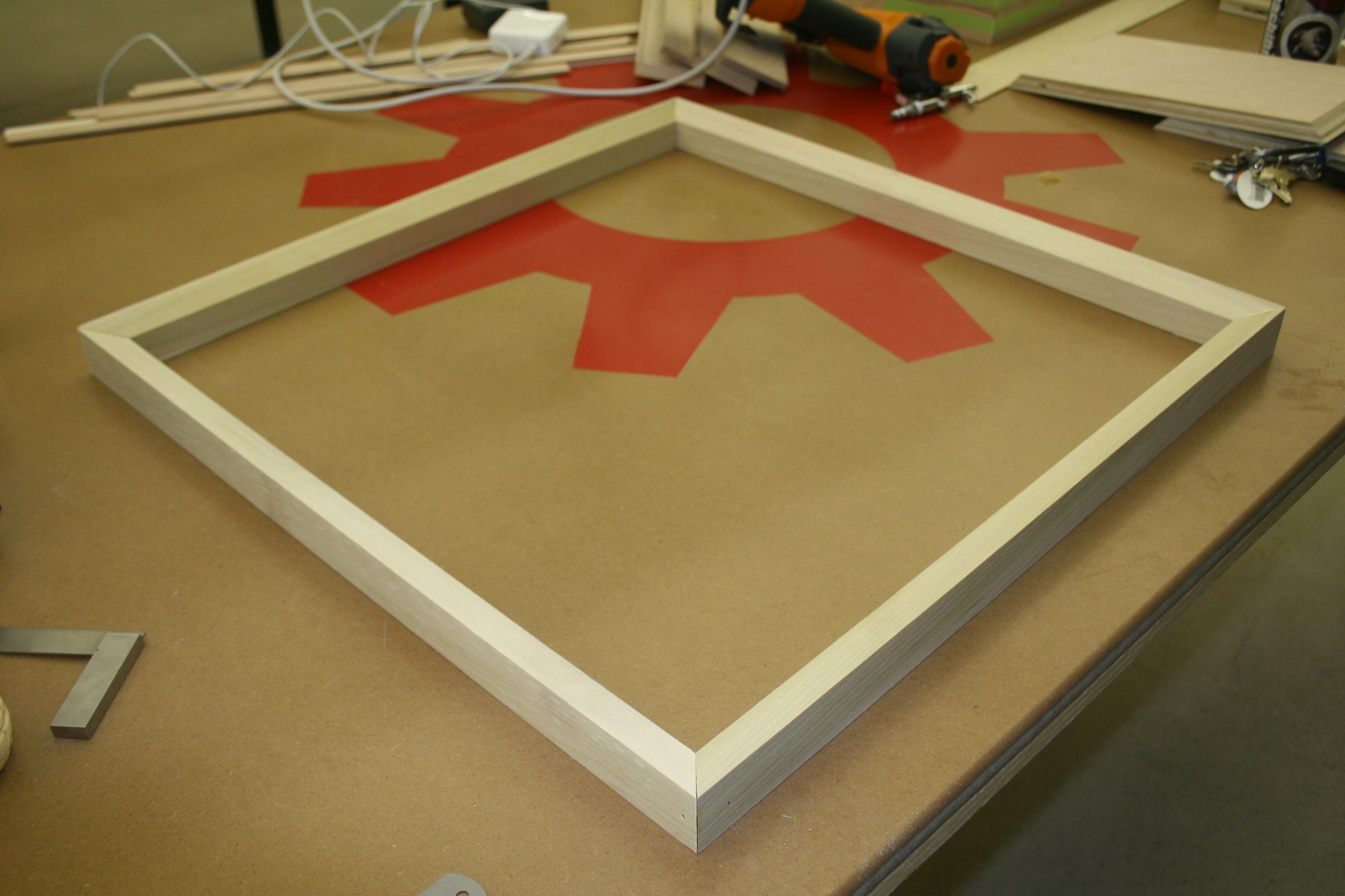 Stretcher Frame, I Made at TechShop