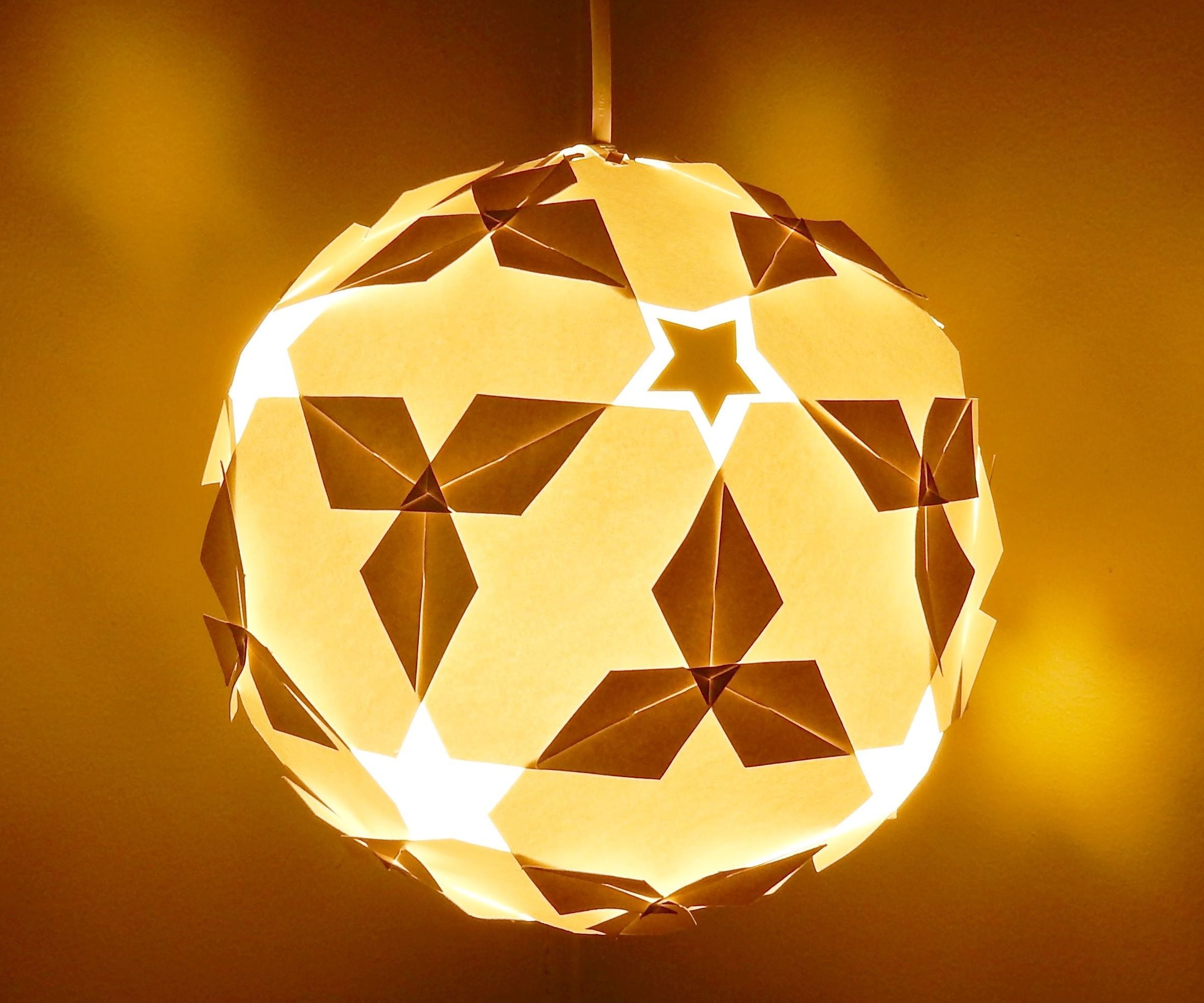 DIY Lamp/lantern (star Ball)