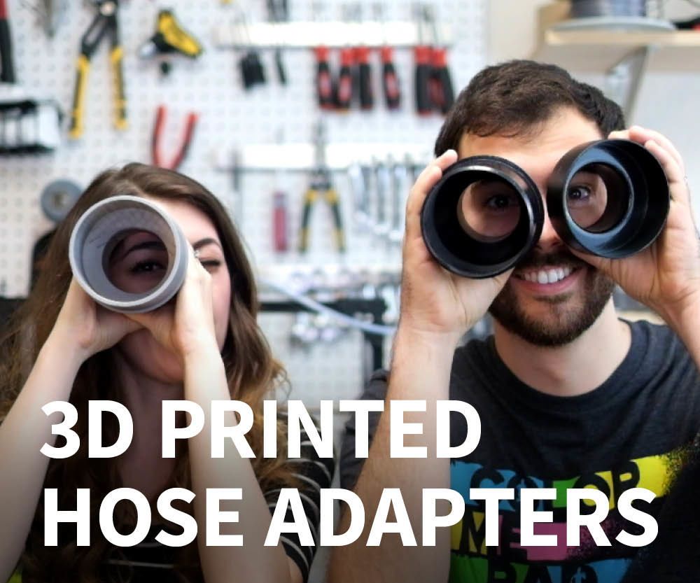 3d Model and Print Hose Adapters