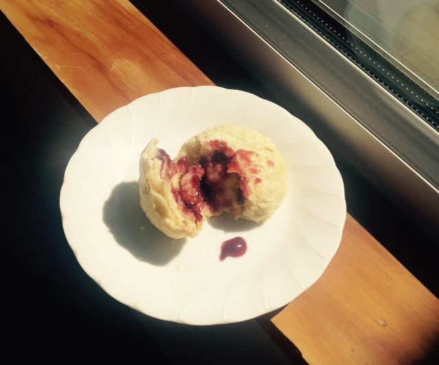 Jam scones