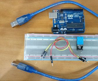 Set Up a DHT11 Temperature and Humidity Sensor With Arduino Uno