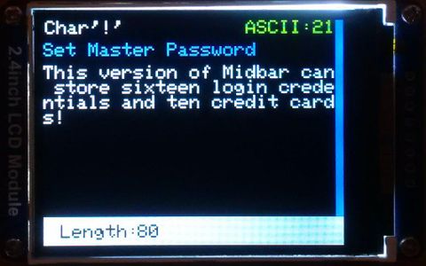 Set Master Password