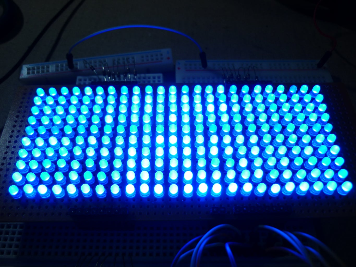 24 X 10 LED Matrix (Arduino Based) : 9 Steps - Instructables