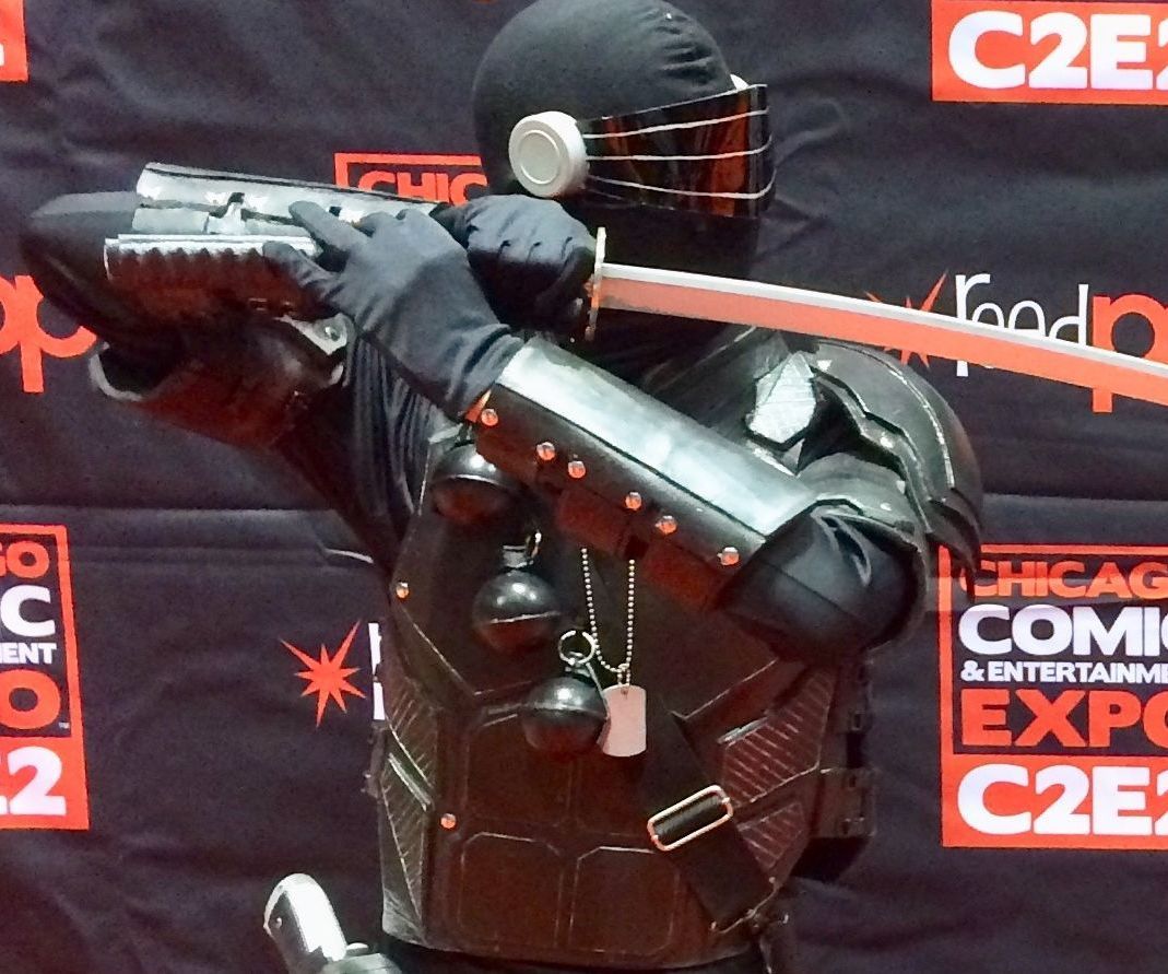 How to Make a G.I. Joe "Snake Eyes" Costume. Version 2.0