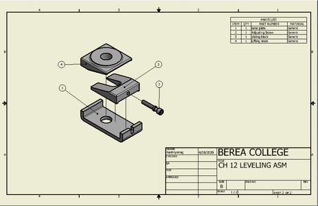 TAD 330- Making Isometric & Exploded Assembly View Drawings : 31 Steps ...