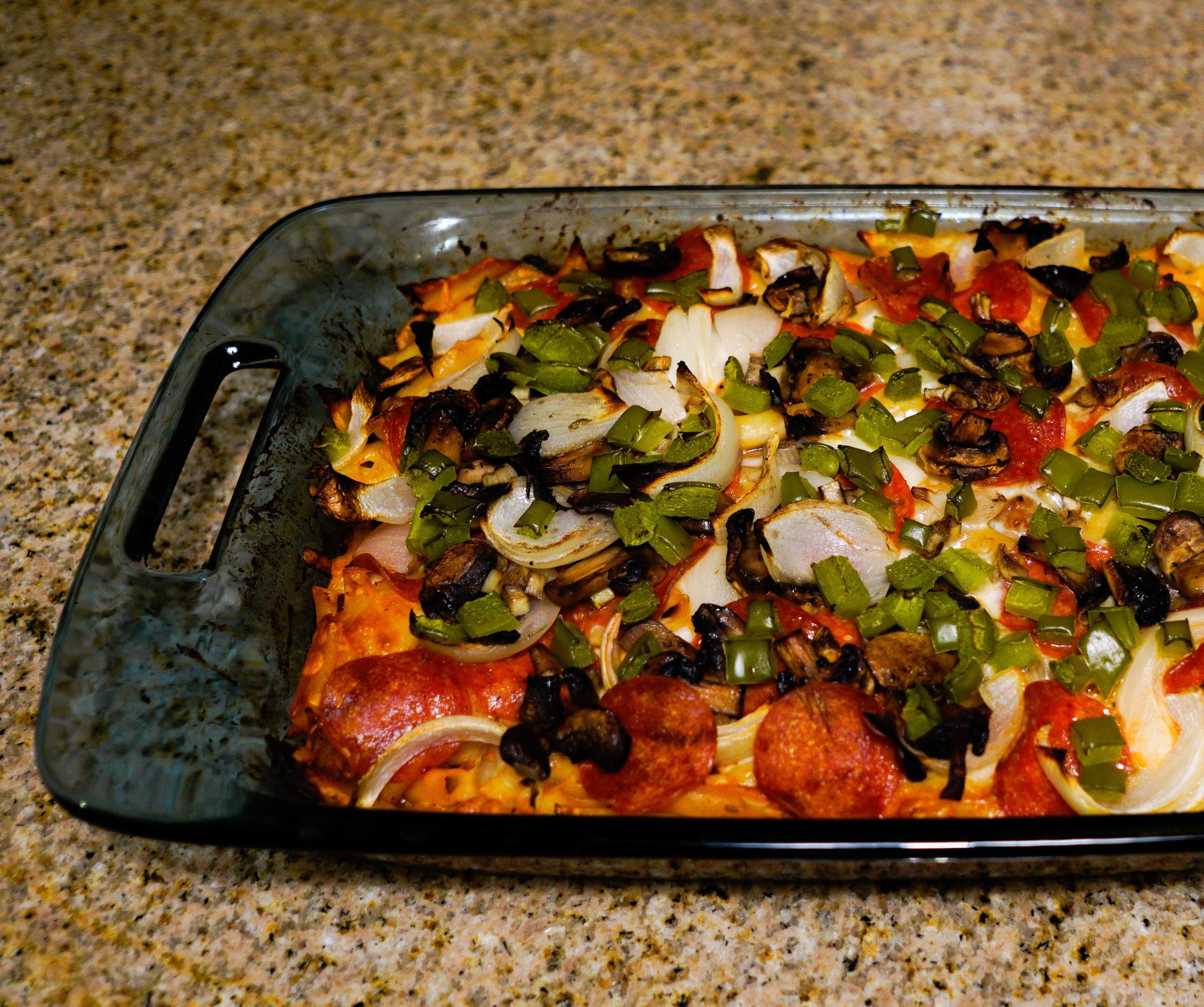 Penne Pasta Pizza Casserole