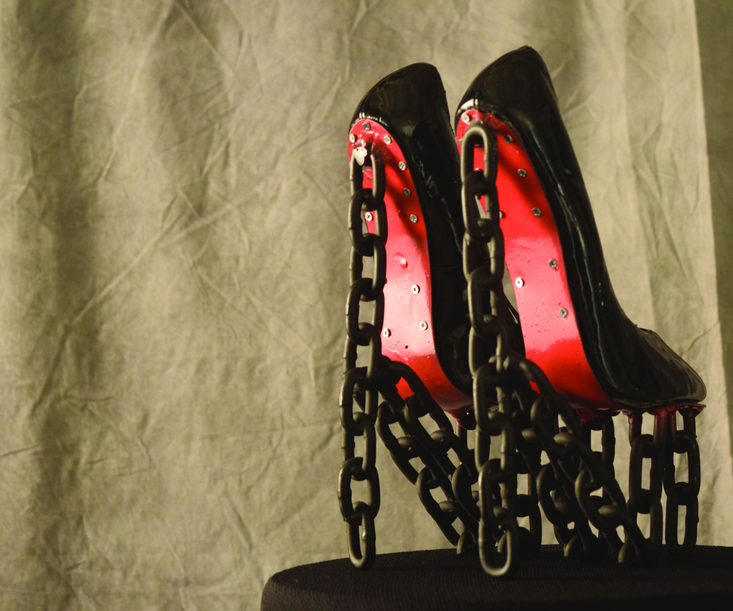 Chain Link High Heels