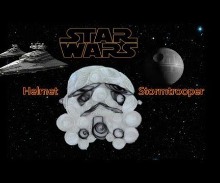 Star Wars Quilling Helmet Stormtrooper