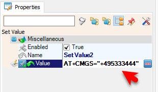 In Visuino Set Components