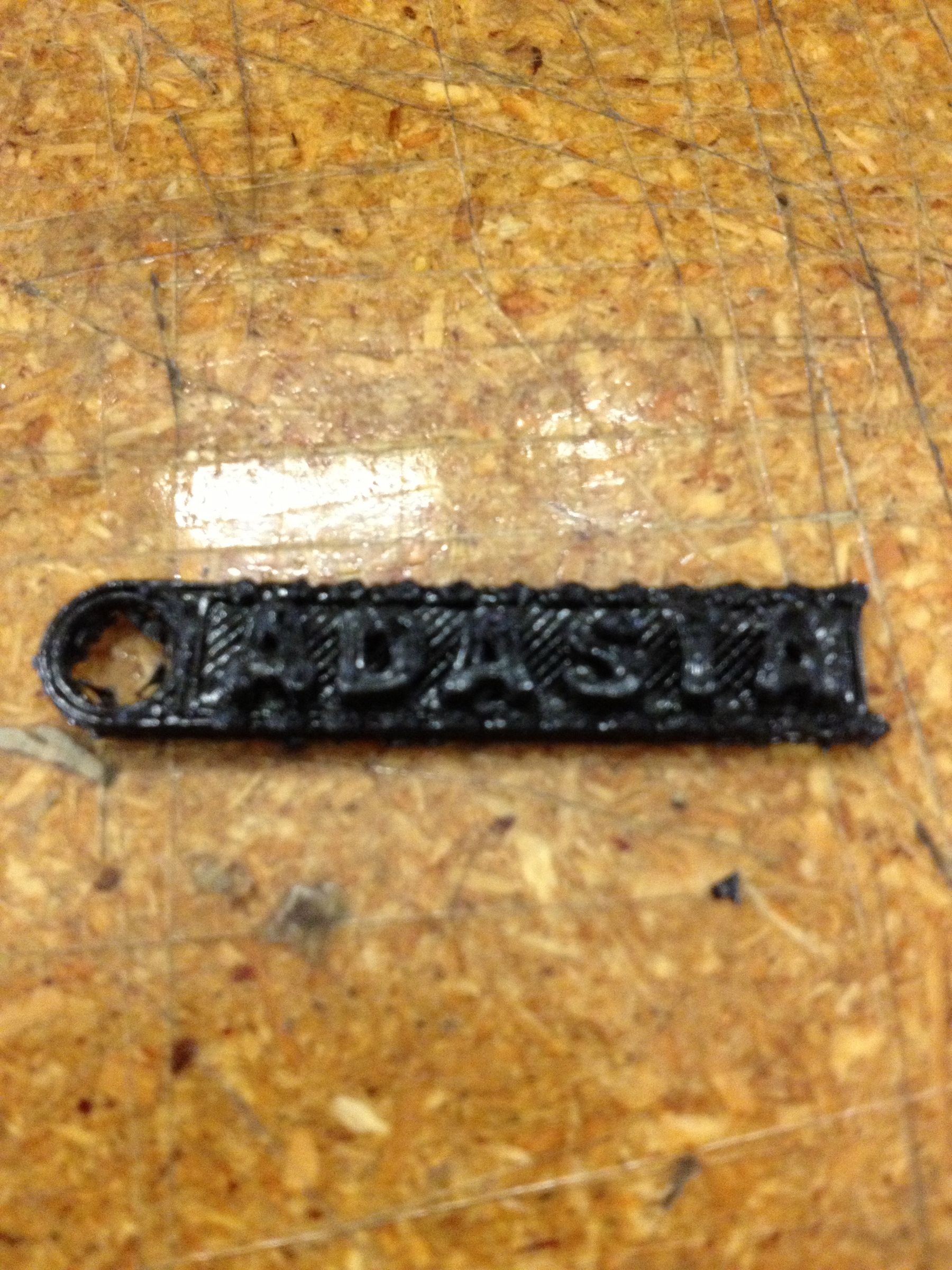 Type a Machines 3D Printing Small Letters