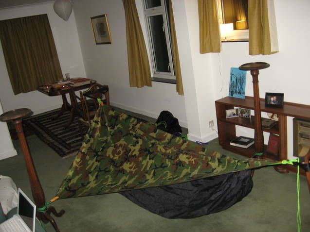 DIY asymmetrical Hammock Tent with Tarp  ( homemade hammock tent )