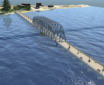 Pedestrian Swing Bridge