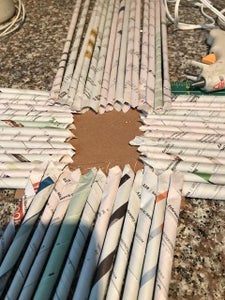 Creating the Bottom of the Basket.