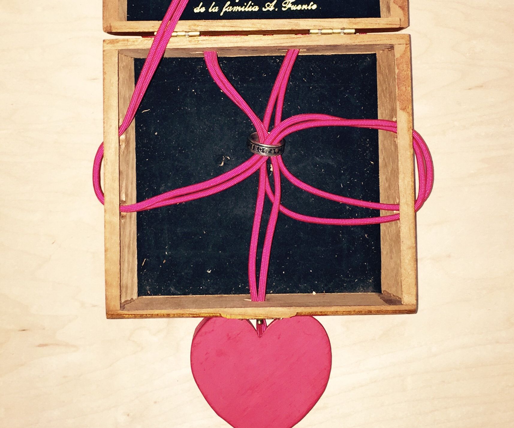 Lovers Ring Puzzle Box