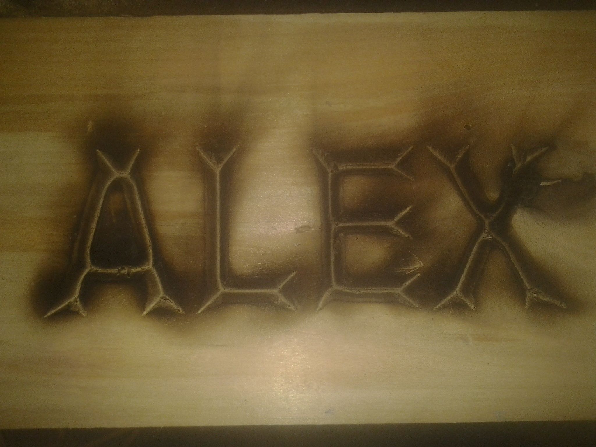 Burning Name Sign 4 Steps Instructables