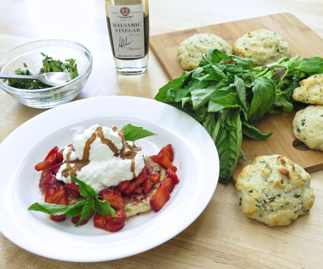 Strawberry Shortcake Caprese